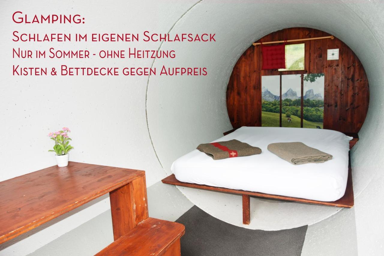 Campingplatz Mit Restaurant & Sportarena Leukerbad Kültér fotó